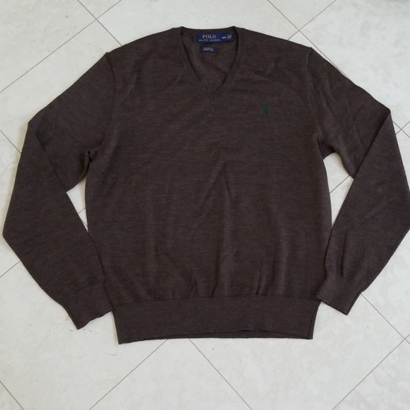 Polo Ralph Lauren mens sweater M merino wool - Picture 1 of 6
